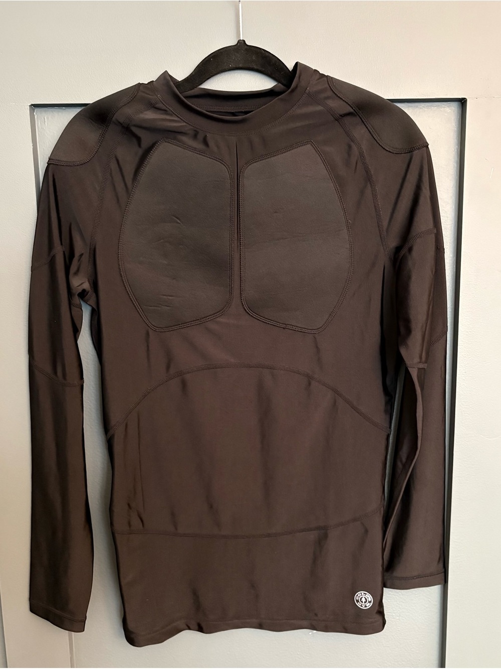 Gold’s Gym Black Compression Shirt Long Sleeve Men’s Size L/XL Bodybuilding